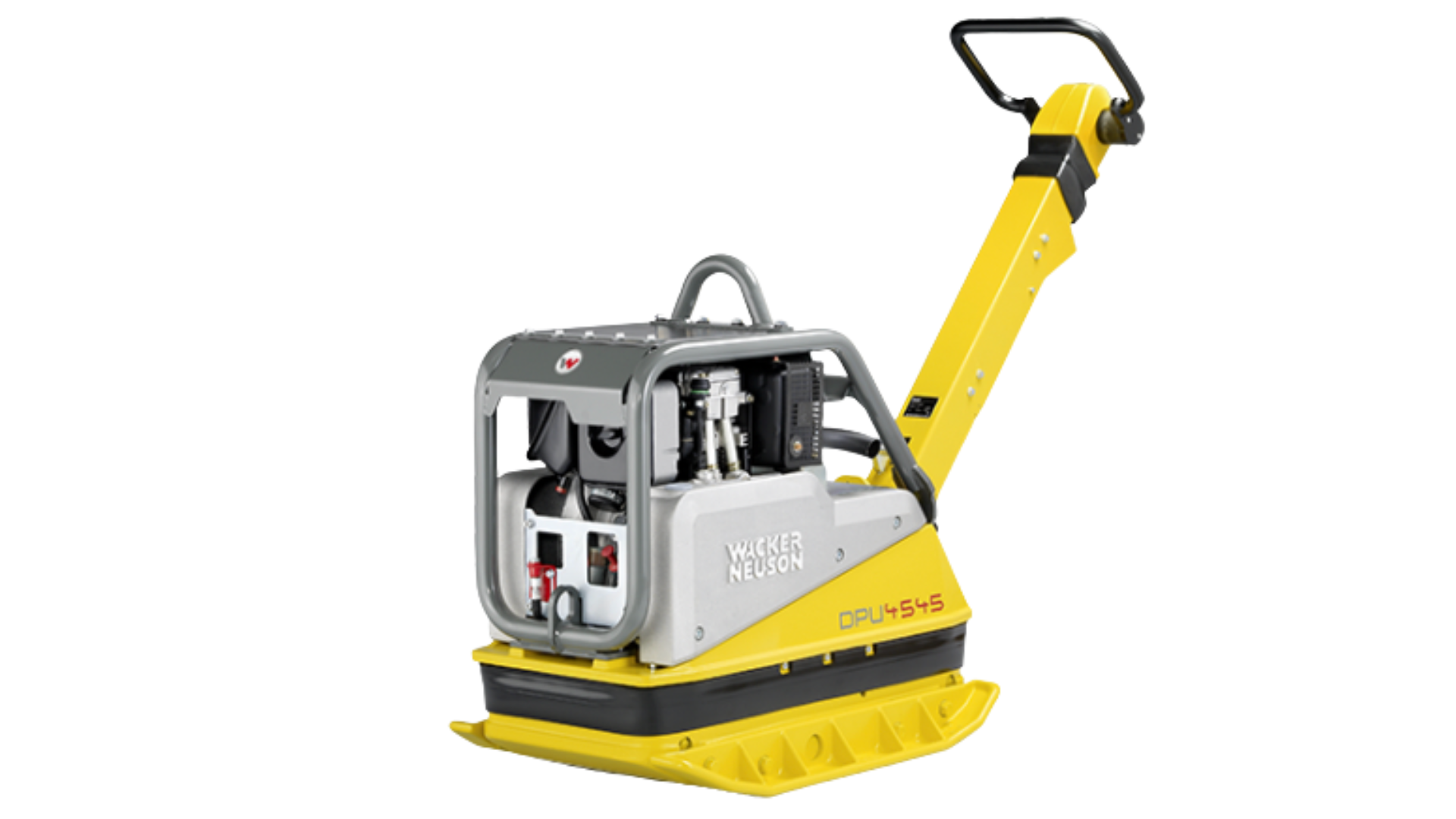 Plaque vibrante Wacker Neuson DPU4545 — Plaque vibrante réversible 450 kg, haute performance pour sols lourds.
