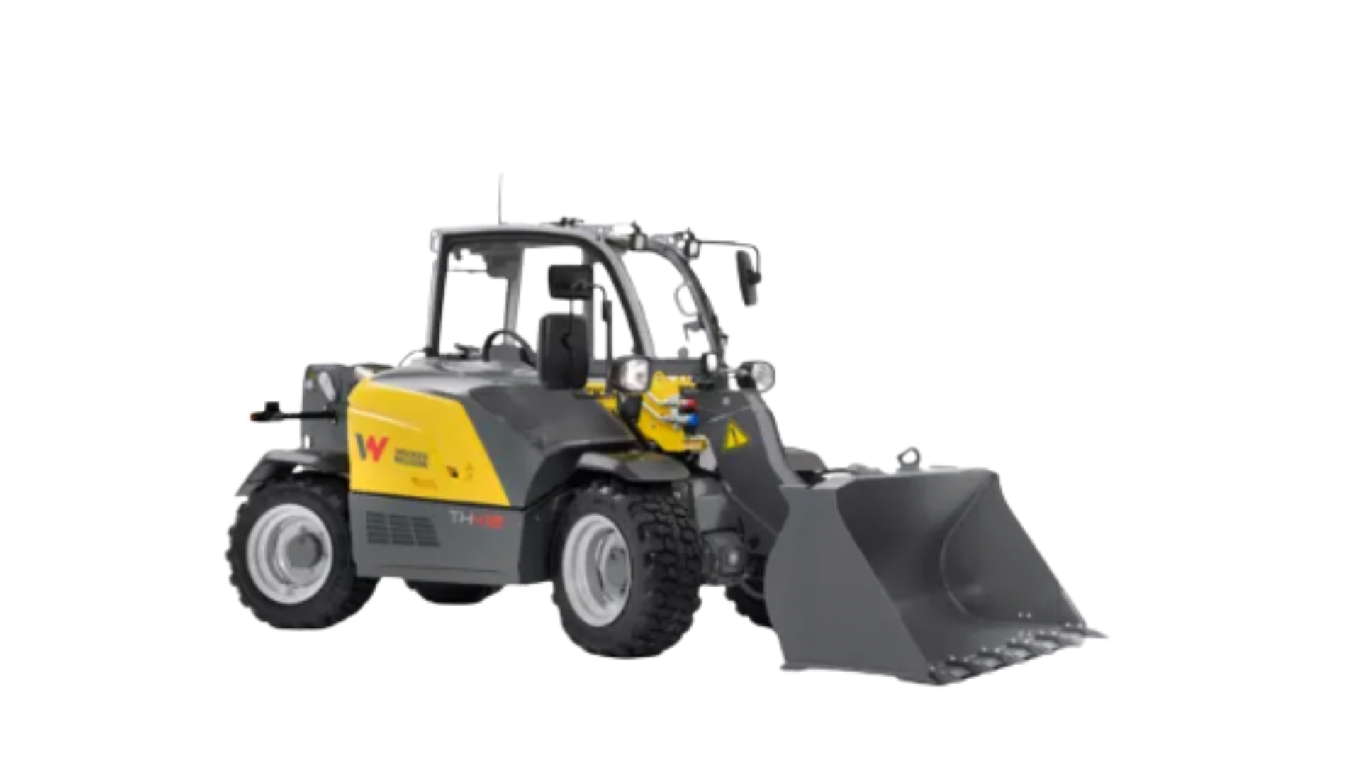 Télescopique Wacker Neuson TH412 — Télescopique 4 t / 12 m, polyvalent pour manutention en hauteur.