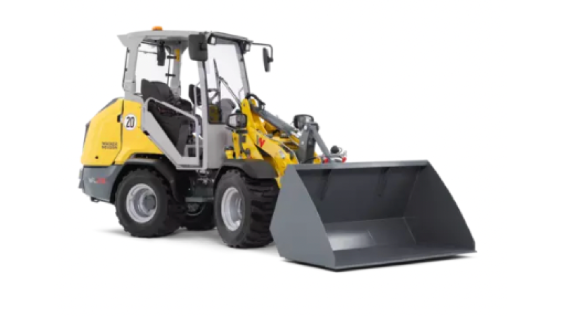 Chargeuse compacte Wacker Neuson WL28 — Chargeuse compacte articulée, polyvalente avec large gamme d'accessoires.