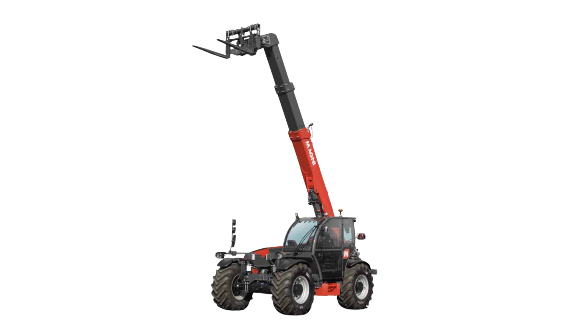 Téléhandler agricole Magni THA 5.10 — Téléhandler agricole 5 tonnes à 10m à 50 km/h, le haut de gamme agricole Magni pour toutes les saisons.